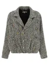 Alessandra Rich Multicolor Tweed Blazer