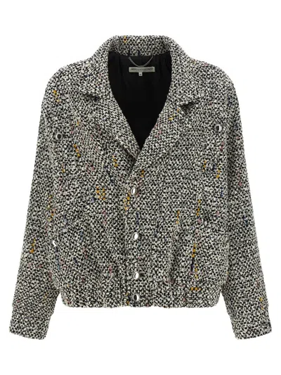 ALESSANDRA RICH ALESSANDRA RICH TWEED BOMBER JACKET
