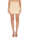 Alessandra Rich High-waisted Slim Fit Tweed Skirt