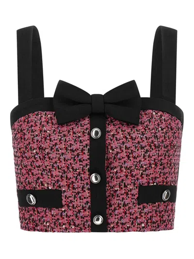 ALESSANDRA RICH TWEED TOP
