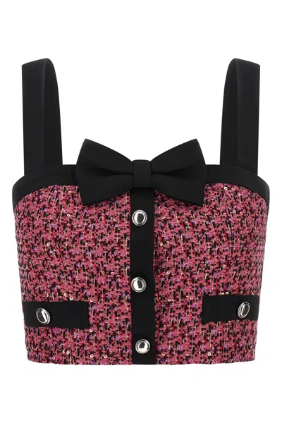 ALESSANDRA RICH TWEED TOP