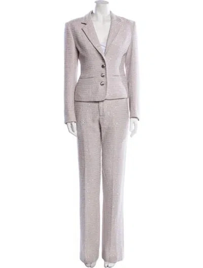 Pre-owned Alessandra Rich Tweed Tweed Pattern Blazer