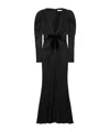 Alessandra Rich V-neck Dress In Black