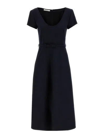 ALESSANDRA RICH BELT DRESS