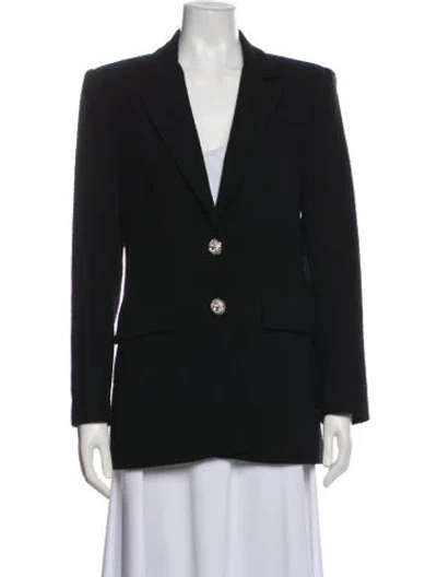 Pre-owned Alessandra Rich Virgin Wool Blazer In Black