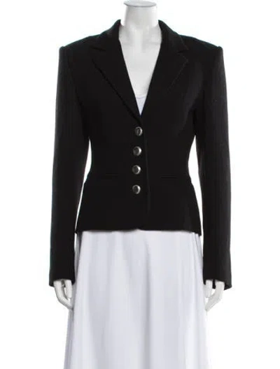 Pre-owned Alessandra Rich Virgin Wool Blazer In Black