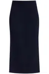 ALESSANDRA RICH VIRGIN WOOL MIDI SKIRT