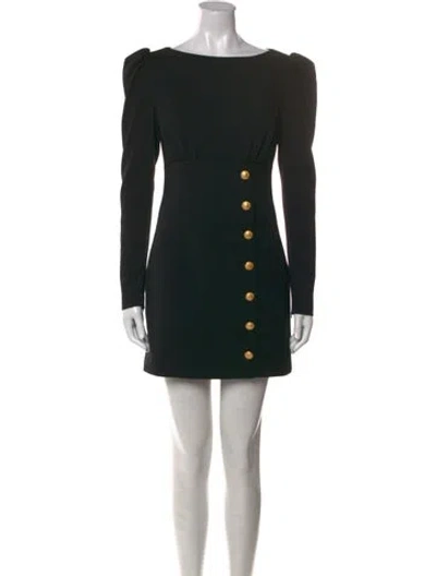 Pre-owned Alessandra Rich Virgin Wool Mini Dress In Multi