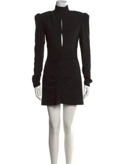 Pre-owned Alessandra Rich Virgin Wool Mini Dress In Multi