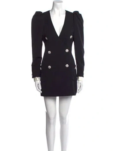 Pre-owned Alessandra Rich Virgin Wool Mini Dress W/ Tags In Multi