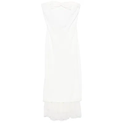 ALESSANDRA RICH ALESSANDRA RICH WHITE DRESSES - COCKTAIL & PARTY DRESSES WOMEN
