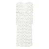 Alessandra Rich Polka-dot Silk Midi Dress In White
