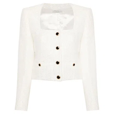 ALESSANDRA RICH WHITE JACKETS