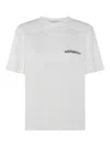 Alessandra Rich T-shirt Oversize In Cotone Bianco Donna In Blanco