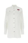 Alessandra Rich Logo Patch Mini Dress