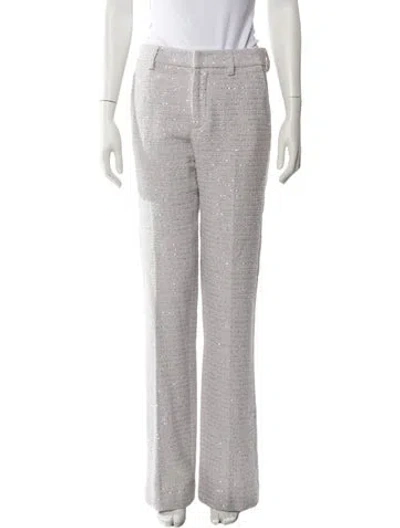 Pre-owned Alessandra Rich Wide Leg Pants In Multi