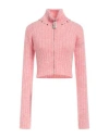 Alessandra Rich Pink Wool Blend Jumper In Pink