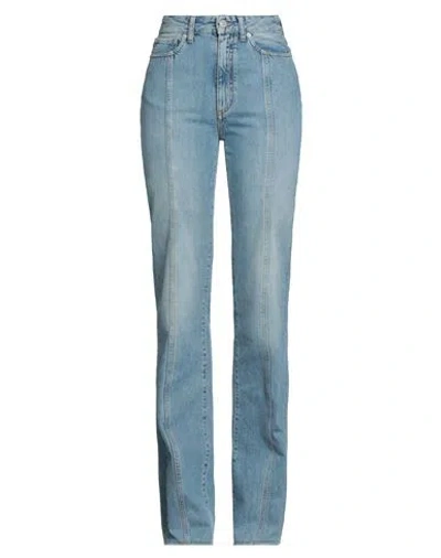 Alessandra Rich Woman Denim Pants Blue Size 28 Cotton