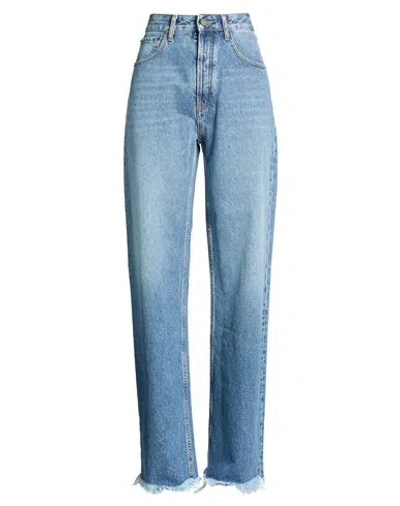 Alessandra Rich Woman Jeans Blue Size 25 Cotton