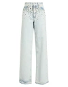 Alessandra Rich Woman Jeans Blue Size 26 Cotton In Blue