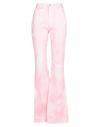 Alessandra Rich Woman Jeans Pink Size 27 Cotton In Pink