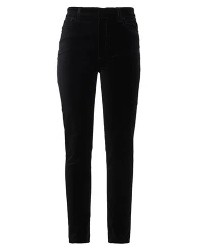 Alessandra Rich Woman Pants Black Size 28 Cotton, Elastane
