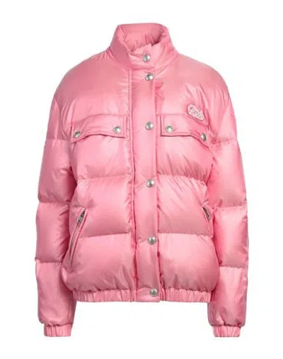 Alessandra Rich Woman Puffer Pink Size 4 Polyamide, Polyester