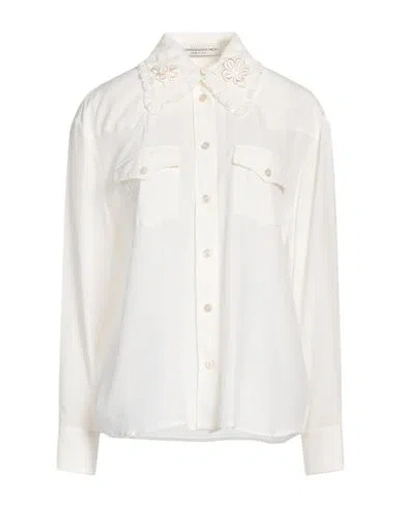 Alessandra Rich Hemdbluse  Damen Farbe Weiss In White