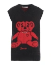 Alessandra Rich Intarsia-knit Sweater Vest In Black