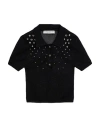 Alessandra Rich Woman Sweater Black Size 4 Viscose, Polyamide, Polyester