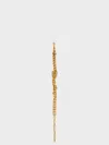 Alessandra Rich Brass Chain Link Choker In Gold