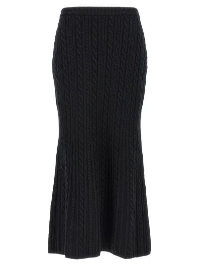 Alessandra Rich Women Maxi Wool Skirt
