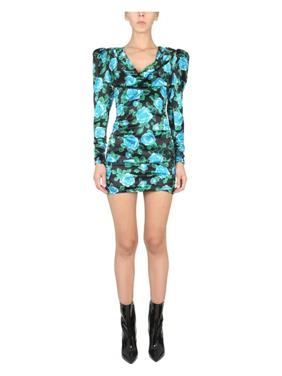 ALESSANDRA RICH WOMEN'S MINI SATIN DRESS | SIZE 42 | FAB3078