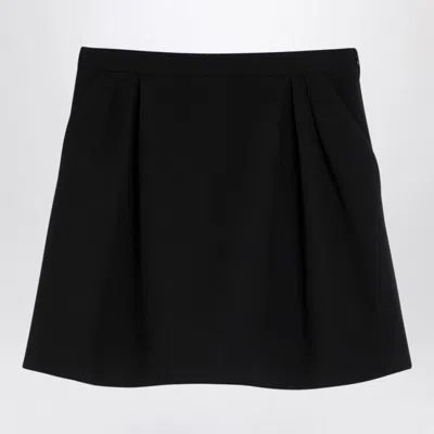 Alessandra Rich Women's Mini Wrap Skirt In Pied De Poule