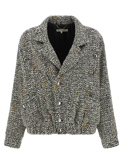 ALESSANDRA RICH ALESSANDRA RICH WOMEN TWEED BOMBER JACKET