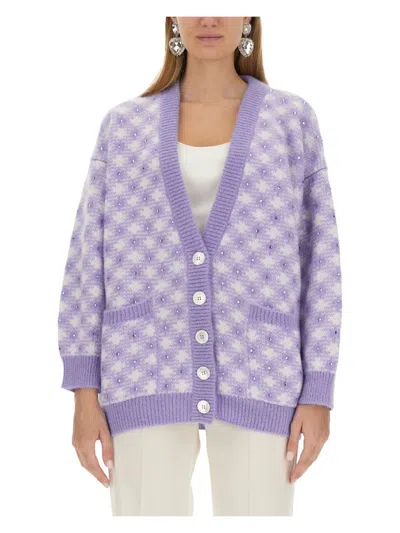 ALESSANDRA RICH WOMEN'S V-NECK CARDIGAN