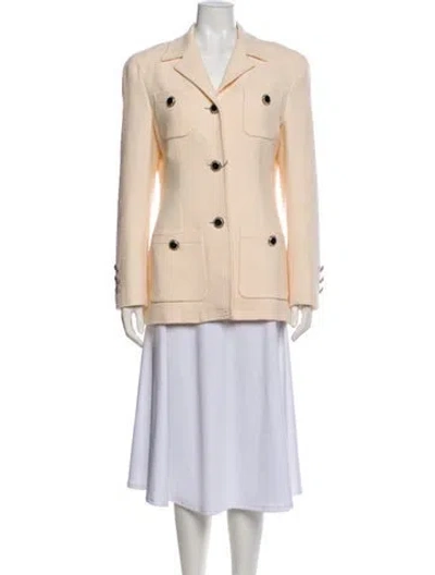 Pre-owned Alessandra Rich Wool Blazer In Neutral