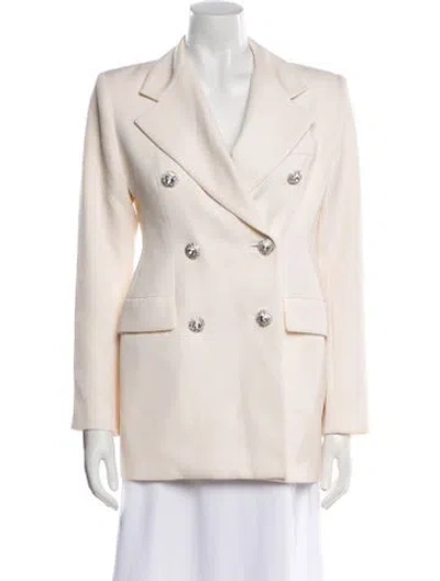 Pre-owned Alessandra Rich Wool Blazer In Neutral