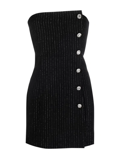 ALESSANDRA RICH WOOL BLEND DRESS