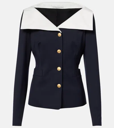 ALESSANDRA RICH WOOL-BLEND JACKET
