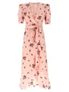 Alessandra Rich Floral Midi Dress