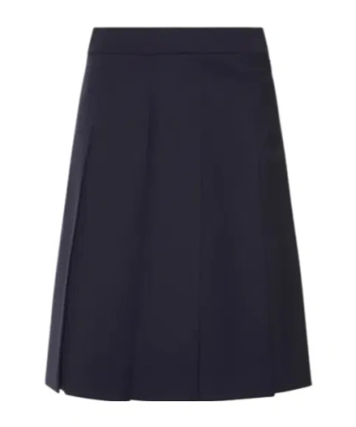 Alessandra Rich Zou Wrinkled Skirt In Black