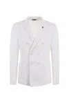 Alessandrini Double-breasted Jacket In White