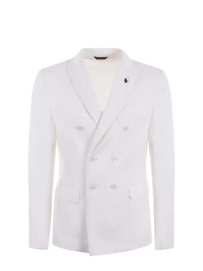 ALESSANDRINI ALESSANDRINI  JACKETS WHITE