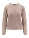 Alessandro Aste Gea Cashmere Sweater In Neutral