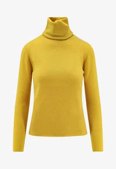 Alessandro Aste Joy High-neck Sweater In Yellow