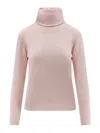 Alessandro Aste Joy Turtleneck Sweater In Cashmere In Nude