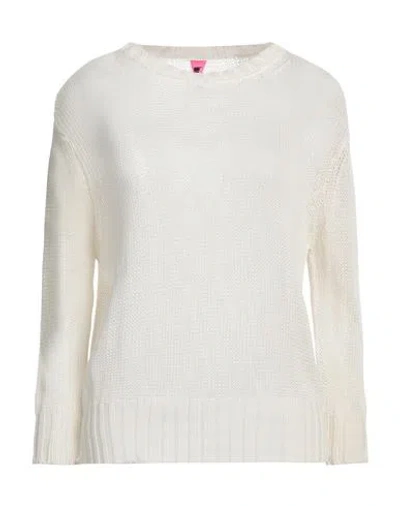 Alessandro Aste Woman Sweater Cream Size M Cotton In White