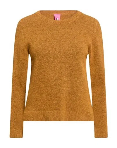 Alessandro Aste Woman Sweater Marigold Size Xs Alpaca Wool, Merino Wool, Polyamide, Elastane