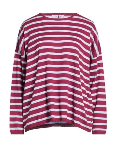 Alessandro Aste Woman Sweater Mauve Size M Cotton In Multi